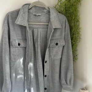 HYFVE Light Gray Knit Cardigan